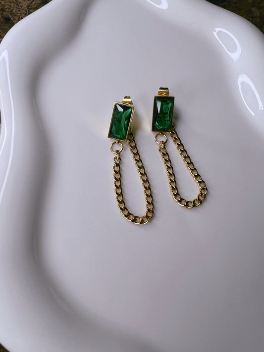 Emerald Earrings