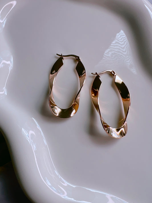 Rose Gold Earrings